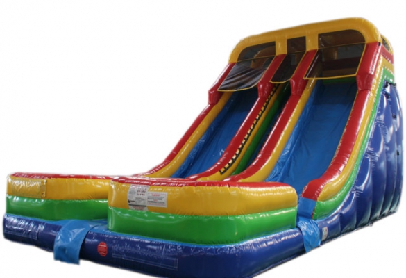 Toboggan double glissade